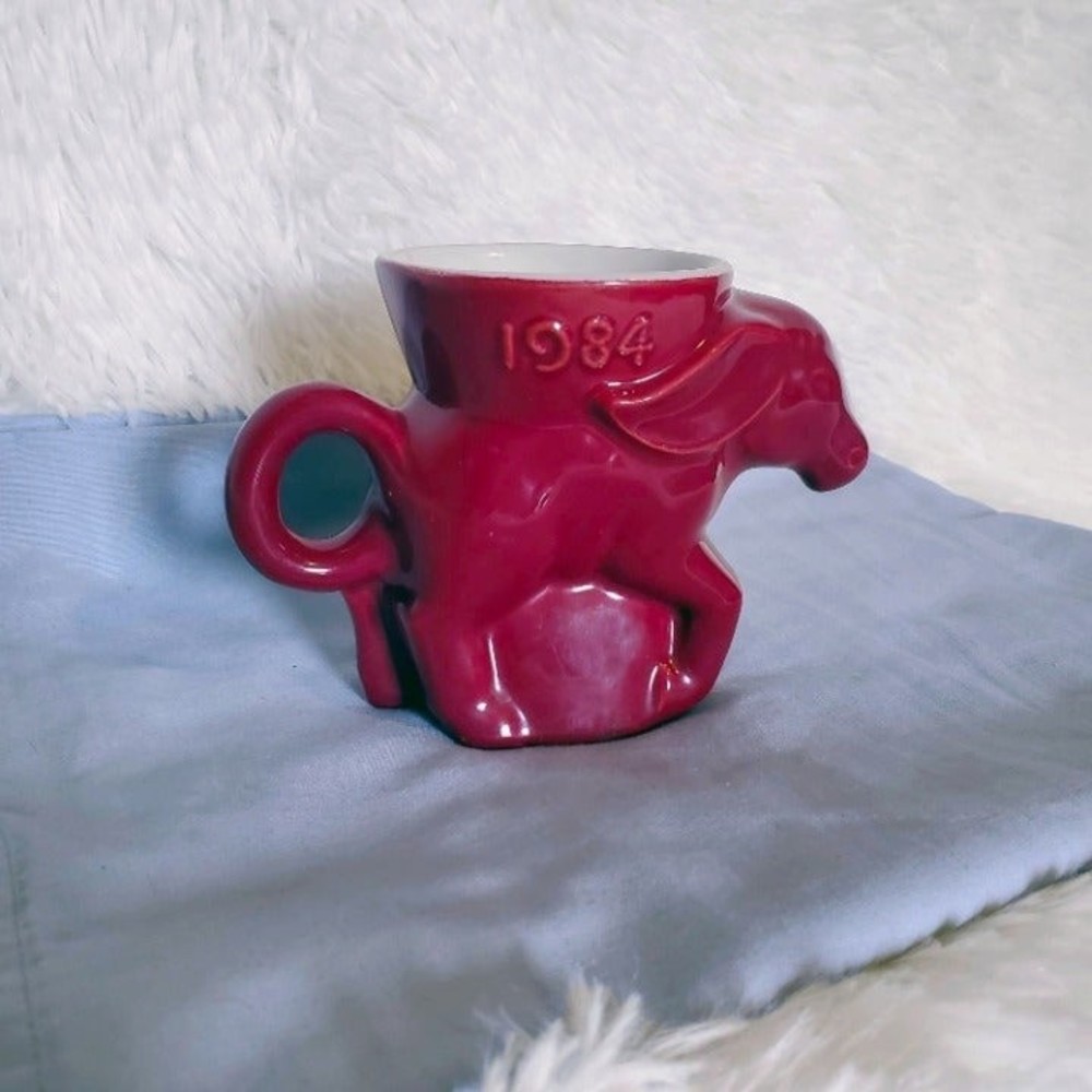 Vintage 1984 Frankoma Pottery Political Mugs - Democrat - Picture 1 of 4